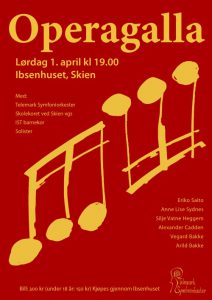Telemark symfoniorkester - Operagalla 1. april 2017